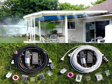 How To Install Diy Outdoor Patio Water Misting Cooling Fog System For Your Garden Backyard Pool
