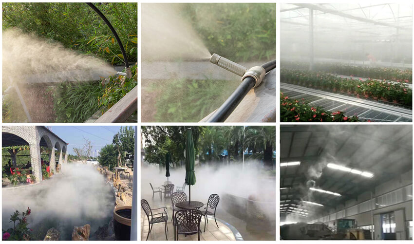 12 24 thread high pressure fogging nozzle