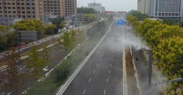 Fog removal system of light pole